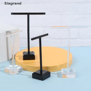 [sixgrand] 2 pendientes de plástico estante de exhibición para joyas cl