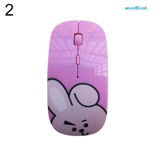 BTS BT21 Chimmy Cooky RJ Mang Notebook Desktop Wireless Mouse for Game Office (4)
