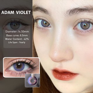 UYAAI 2 pzas/par lentes de contacto de la serie Adam/lentes de contacto de Color para ojos/lentes de contacto cosméticos/lentes de contacto naturales anuales