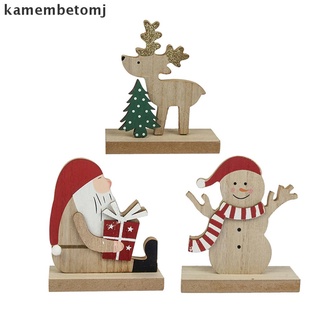 Betomj adornos de madera de navidad muñeco de nieve Santa Claus adornos regalo decoración de navidad navidad.