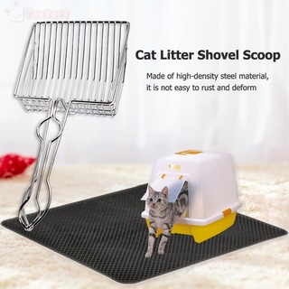 Tostart - cuchara de arena para gatitos, pala de acero, herramienta limpia para mascotas, gato, suministros (3)