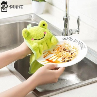 Suhe toalla de animales de dibujos animados para colgar toalla de baño de felpa de bebé toallas de baño toalla de mano para niños toalla infantil bebé suave