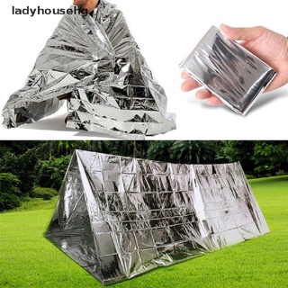 ladyhousehg 130x210cm supervivencia de emergencia mylar impermeable saco de dormir lámina térmica manta venta caliente
