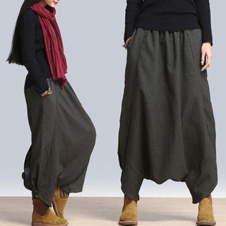 Pantalones Harén De Moda Para Mujer/Boho Holgados/Pantalón Retro Gypsy