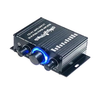 mini amplificador hifi coche estéreo receptor de música fm mp3 amplificador de potencia