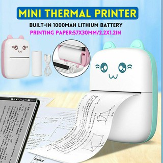 200dpi Photo Printer Mini Thermal Printer, Wireless BT Printer for Printing Photo Label for Android iOS Smartphone