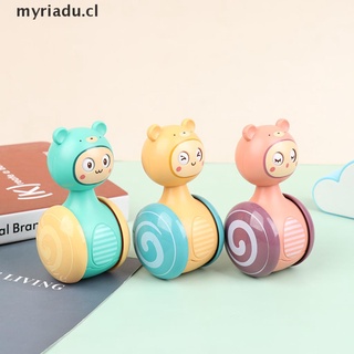 myidu 0-3 años bebé vaso corredera campana sonajero juguetes de bebé de dibujos animados roly-poly juguetes. (1)