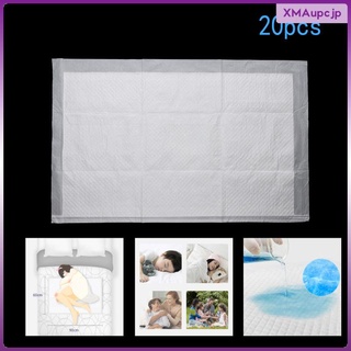 20pcs super absorbentes desechables incontinencia cama almohadillas sábana para mojar la cama