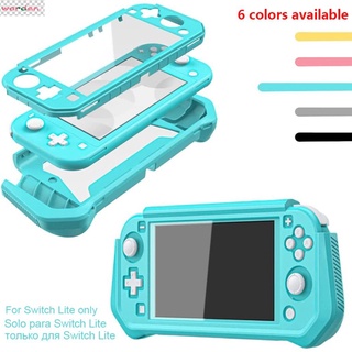 HOT 2021 NEW for Nintend Switch Lite Full Body Ergonomic Non-slip Shell Case Cover Guards For Nintendo Switch Lite Mini Console Pink DFSA