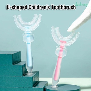 Desheng cepillo De dientes De silicona para niños con mango/2 A 12 años/Multicolorido