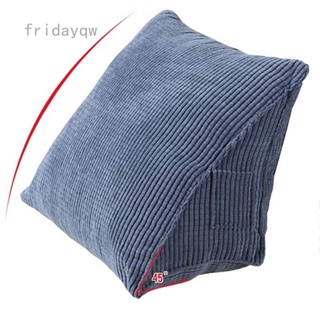 fridayqw a triángulo cuña almohada lectura respaldo cojín cama respaldo soporte almohada para cama sofá respaldo lectura silla de oficina (1)