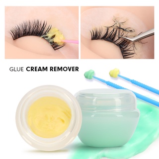 Genie Eyelash Extension Remover Cream, Light Aloe/Banana Flavor Cream,Eyelash Adhesive Remover, Low Irritation Cream for Sensitive Skin,5g