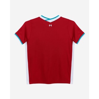 2020-2021-2022 de la mejor calidad niño Liverpool niños Kit de fútbol en casa Jersey para niños rojo niños camisa de fútbol libre pantalón (5)