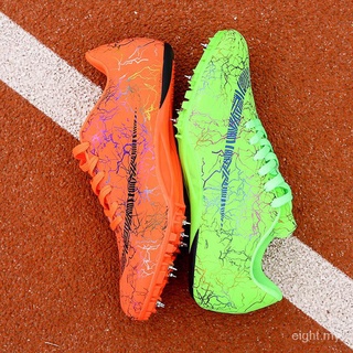 35-45 pista y zapatos de campo de los hombres de las mujeres de los niños zapatos de correr zapatos de pista picos deportes zapatillas de deporte zapatos de entrenamiento más el tamaño LrcO