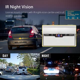 cámara de respaldo inalámbrica para coche, sistema de visión trasera con visión nocturna + monitor lcd tft de 5" (6)