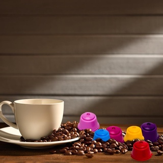[alloy]7 cápsulas de café para nescafe dolce gusto reutilizables filtro de café taza vaina
