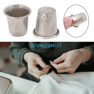 paw 30pcs vintage costura dedal protector de dedo metal pin aguja escudo para manualidades diy accesorios de acolchado