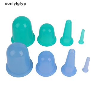 oonly - juego de 4 tazas de silicona para ventosa anti celulitis, masaje, succión, cuerpo cl