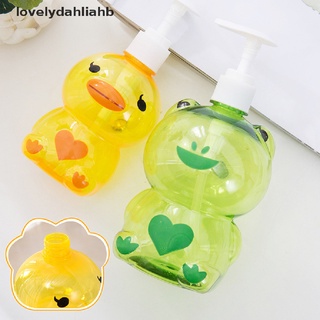 [I] 250ml Portable Soap Dispenser Cute Animal Frog/DuckSplit Empty Pump Bottle [HOT]