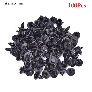 FENDER [wangxiner] 100 piezas de 8 mm de plástico remache sujetador solapas de barro parachoques guardabarros clips de empuje para nissan venta caliente