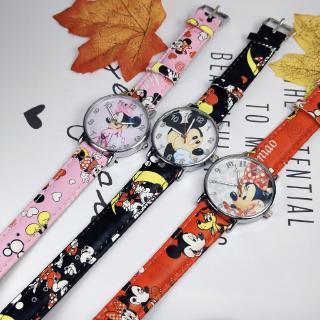 Reloj para niños niño niña impermeable lindo reloj de dibujos animados Mickey pointer kt estudiante reloj