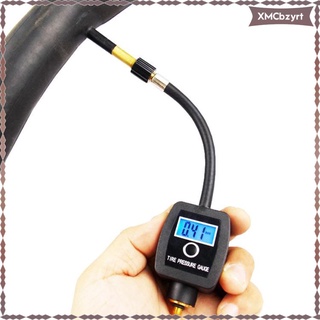 medidor digital de presión de neumáticos de aire medidor de comprobación de chuck medidor para camión/coche/bicicleta