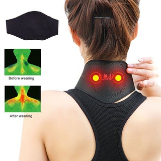 nueva terapia magnética cuello calentamiento espontáneo cefalea cinturón masajeador de cuello