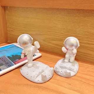 Creativo lindo astronauta teléfono móvil Ipad soporte dormitorio escritorio decoración pequeños regalos prácticos soporte para teléfono móvil Yhzj (3)