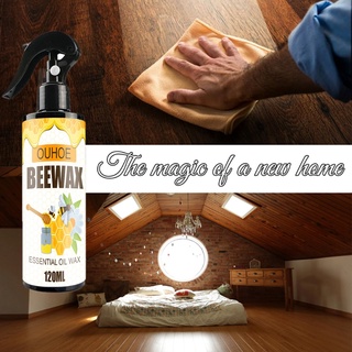 Btf cera de abeja multiusos para el cuidado de los muebles de Beewax Spray de madera aceite de cera limpiador y pulido (3)