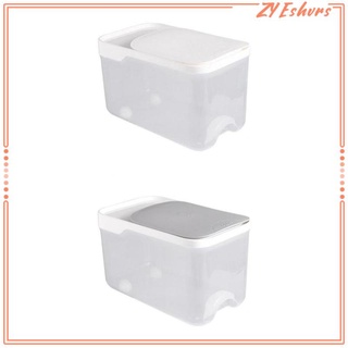 Portable Rice Storage Container Dry Fruits Bean Container Box Sealed Cans