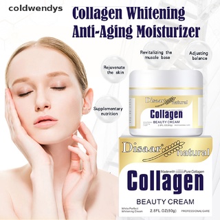 [frío] crema de colágeno facial antiarrugas lifting blanqueamiento hidratante cuidado facial 80g
