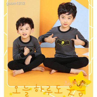 ♨ pijamas niños de manga larga pijamas conjunto de algodón Baju Tidur Budak niño pijamas (4)