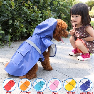 pet perro cachorro gato sudadera con capucha impermeable impermeable chaqueta impermeable ropa de lluvia (xl, 6 colores) (2)