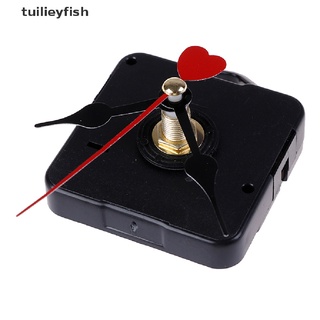 tuilieyfish corazón rojo manos diy reloj de pared de cuarzo mecanismo de movimiento piezas de reparación cl