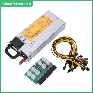 (clubofelectronic) Fuente de alimentación de servidor de 750 w con tablero de ruptura+Cables HSTNS-PL18 DPS-750RB A