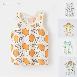 UNI Spring Summer Cotton Undershirts Sleeveless Camisole 5 Cute Patterns