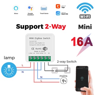 evs_061 tuya zigbee wifi control remoto smart interruptor módulo