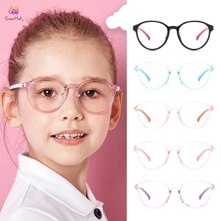 ❤Listo stock SM Anti radiación gafas Anti Rad gafas para niños paquete Individual para proteger los ojos vidrio para niños gafas contra luz azul gafas reemplazables lente Unisex@ SYZ