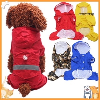 [Vip] impermeable con capucha ropa de perro Acrylon impermeable chamarra mascota gato cachorro disfraz