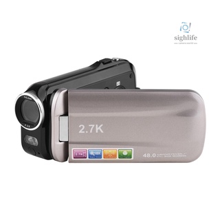 Mini cámara De video Digital De silf 48mp 3 pulgadas pantalla táctil giratoria Lcd con Zoom 18x Led Fill-In