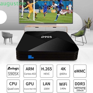 Augustine Home Entertainment TV Box 1GB+8GB receptor de TV Smart TV Box Diyomate 4K 2.4G HDMI reproductor Multimedia de cuatro núcleos reproductor Multimedia (1)