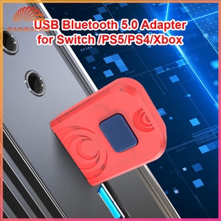 Rain_portátil para PS5 PS4 controlador USB Compatible con Bluetooth adaptador para Nintendo Switch