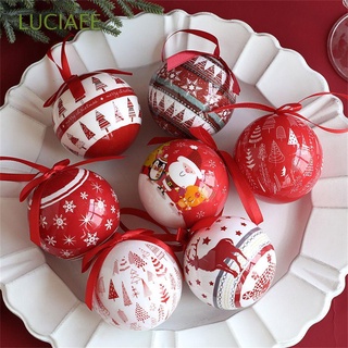 LUCIAEE Party Supplies Hanging Ball Gifts Plastic Christmas Tree Balls New Year For Home Home Decor Christmas Tree Decoration Pendant Ornaments