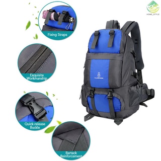 50L mochila de senderismo impermeable deporte al aire libre viaje Daypack bolsa con compartimento para zapatos para escalada Camping Mountaineerin (4)