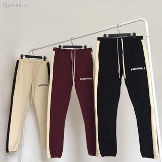 ◈FOG ESSENTIALS high street style autumn and winter sports pants loose casual striped trousers with feet trousers and pants for men and women (1)