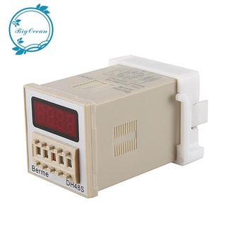 Dh48s-1z Digital LED tiempo relé temporizador interruptor S-99H AC 220V JKMY