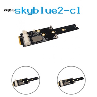 Sk Mini PCI-E to NGFF M.2 Key M A/E Adapter Converter Card with SIM Slot Power LED (1)