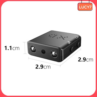 [LUCY7] Xd Mini niñera Micro espía HD 1080P cámara visión nocturna para el hogar interior al aire libre