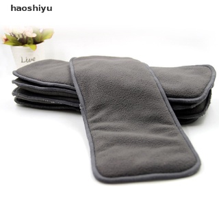 Haoshiyu pañal Adulto lavable 5 capas De bambú tela De tela De Forro insertado almohadilla Br
