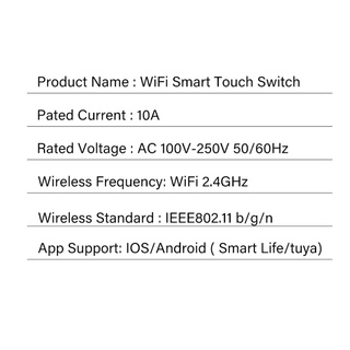 NUMEROUS_CL tuya Wifi Smart Light Touch Switch life/tuay APP Control Remoto Funciona Con alexa Google home EU (9)